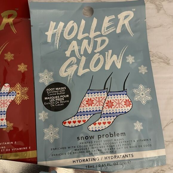 Holler and glow hands and feet skincare soft beauty mask set - Picture 3 of 8